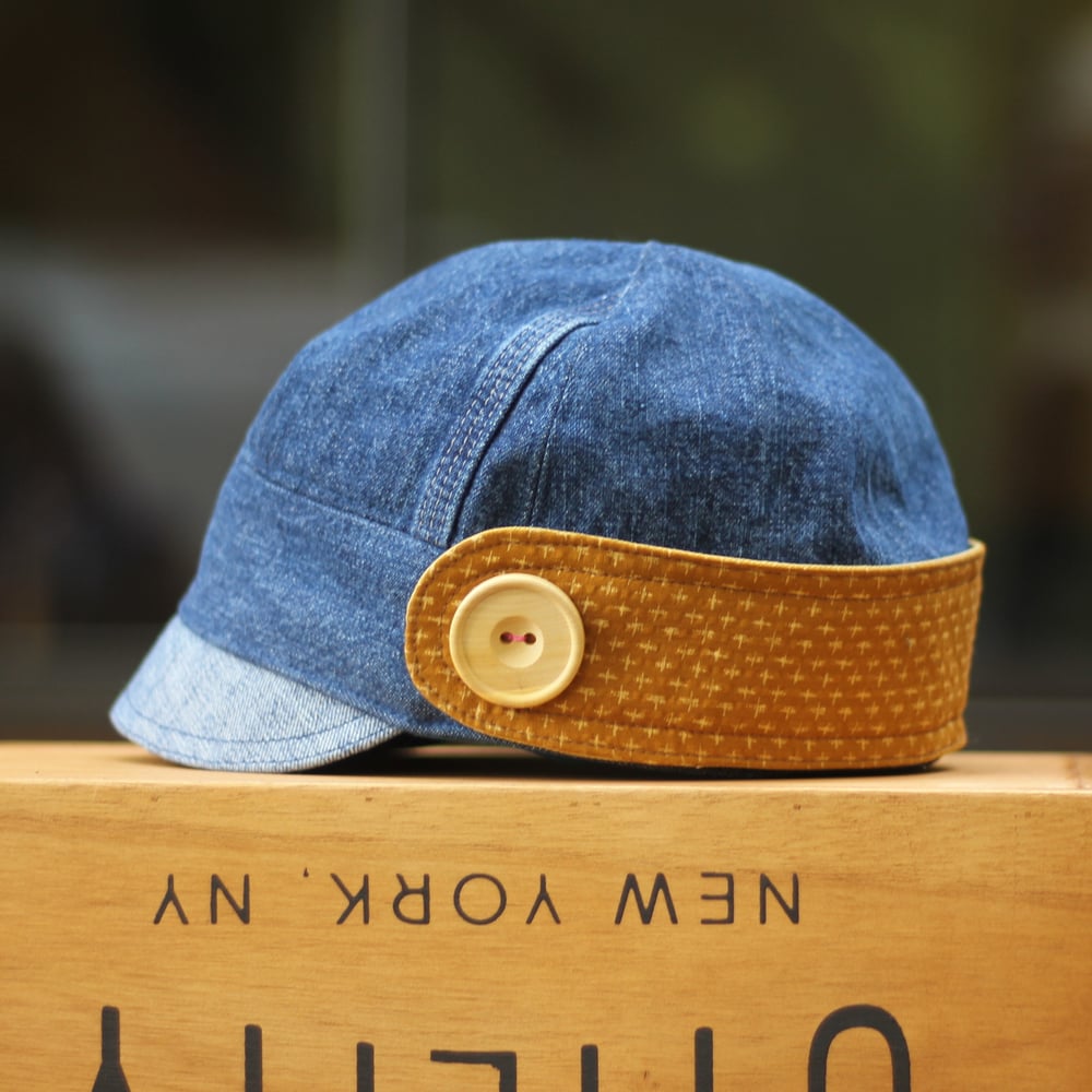 Image of    Double Denim - x -  OTTO JONES cap // The Eco Cap repurposed from Jeans