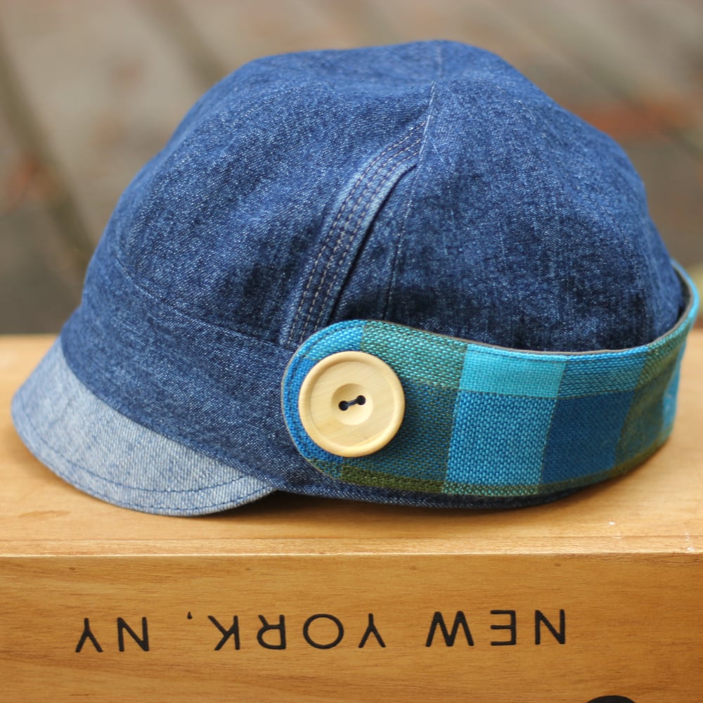 Image of    Double Denim - x -  OTTO JONES cap // The Eco Cap repurposed from Jeans