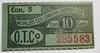 Scarce & Desirable World's Columbian 10-Cent Ticket from Ocean Trading Company (OTCo)