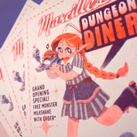 Image of Dungeon Diner - Riso Miniprint