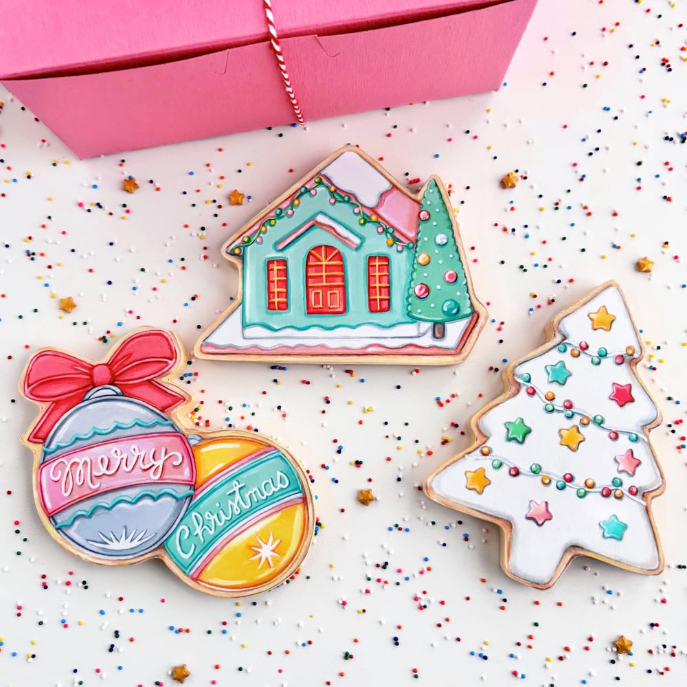 Image of Christmas Cookies plaques (set of 3)