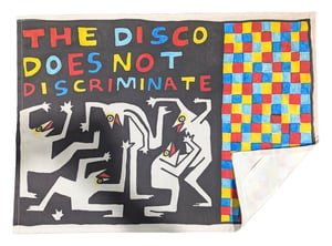 Image of Disco doesn't discriminate Tea Towel / Wall Art : Limited Edition