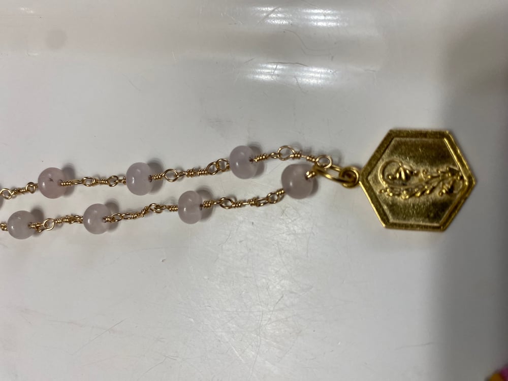 Image of Rose gold necklace