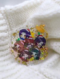 Image 2 of Golden Flake Group Ornament