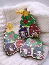 Image 2 of Couple Christmas Wooden Tree