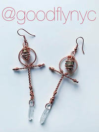 Image 2 of Custom Ankh Earrings 