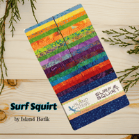 Image 1 of SURF SQUIRT  2.5" Strips 40pc/pk by Island Batik