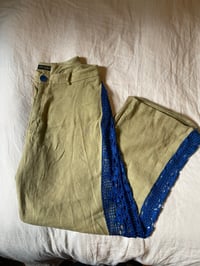 Image 3 of SIDESEAM TROUSERS - khaki and blue