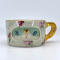 Image 1 of Ghost in a garden mug - Mint Green