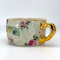 Image 4 of Ghost in a garden mug - Mint Green