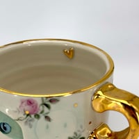 Image 5 of Ghost in a garden mug - Mint Green