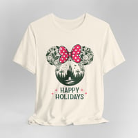 Image 1 of Disney Happy Holidays Short Sleeve T-shirt