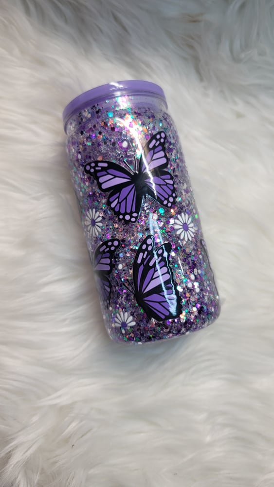 Image of Purple butterfly 160z