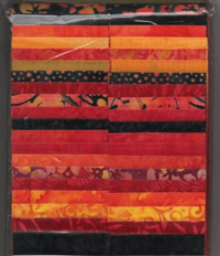 Image 2 of FIRECRACKER  2.5" Strips 40pc/pk by Island Batik