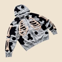 Image 2 of REWORKED NIKE FLOW 3D PUFF SKELETON ZIPHOODIE SIZE XL