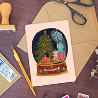 Carte de Voeux 2024 Boule à neige 