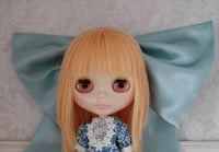 Image 4 of Adorable Duck Egg Blue Bow for Blythe!