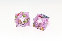 Origami Lotus Stud Earrings