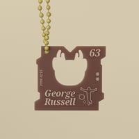 George Russell Bread Clip Keychain