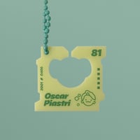 Oscar Piastri Bread Clip Keychain