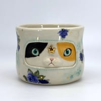 Image 1 of Blue Rose Calico Cup