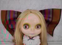 Image 5 of Dandy striped bow for your Blythe!