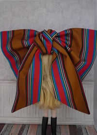 Image 2 of Striped Dandy Bow for Blythe!