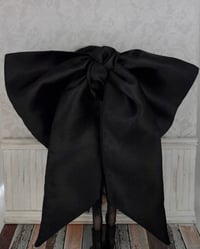 Image 3 of Beautiful Black Satin Bow for Blythe!