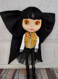 Image 1 of Beautiful Black Satin Bow for Blythe!