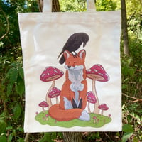 Image 1 of Fox & Crow Tote Bag