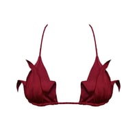 Image 2 of BURGUNDY LILLY BIKINI BRA