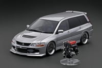 Image 1 of Mitsubishi Lancer Evolution Wagon (CT9W) Silver With 4G63 engine [Ignition Model IG2769]