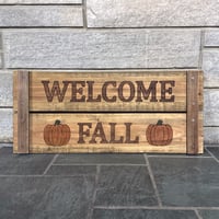 Welcome Fall Sign