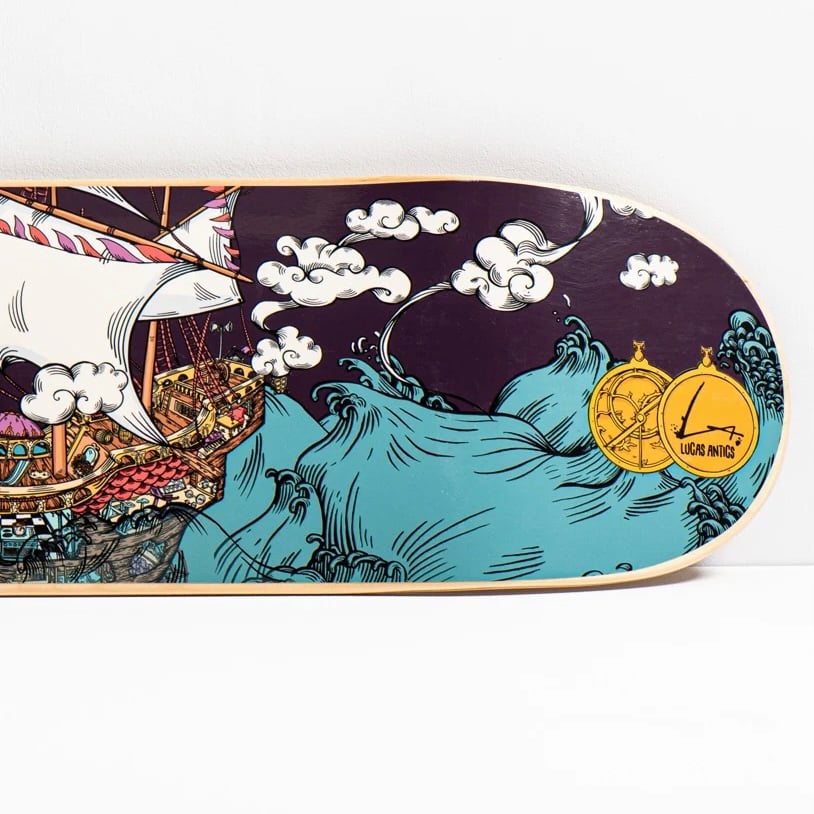 Image of The Argosy  Crew  Skate Deck 8.5" Maple deck in 7 Ply. 