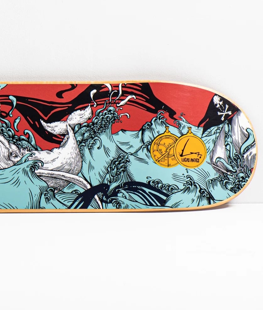 Image of The Mischief’s Revenge Skate Deck 8.5" Maple deck in 7 Ply. 