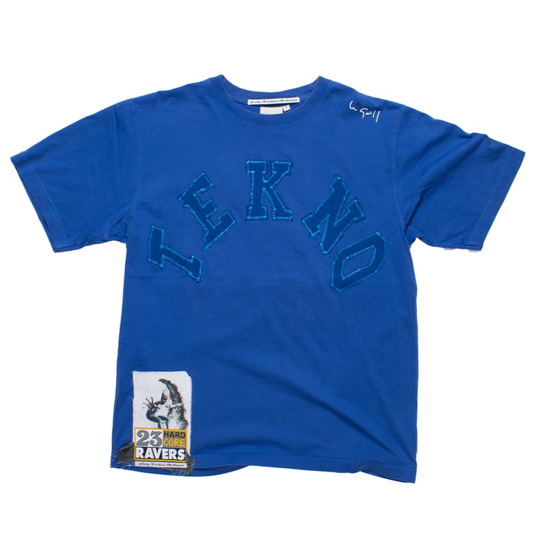 Image of TEKNO/Silver Surfer Blue Tee