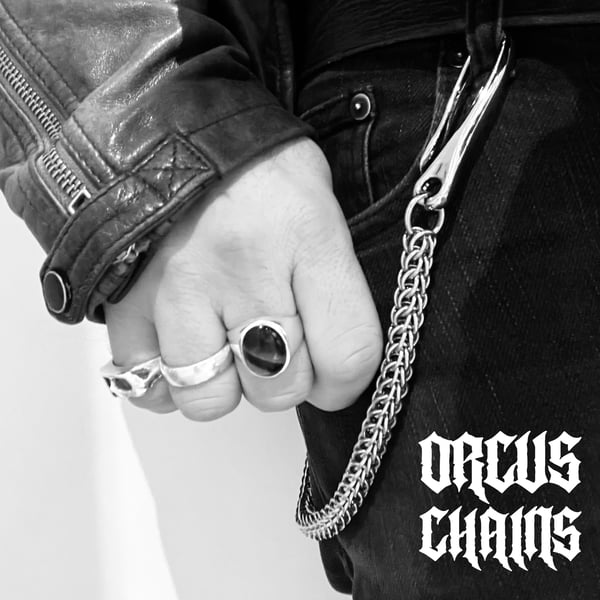 Image of Orcus Chains - 19” Hand Made Persian Weave Wallet / Key Chain