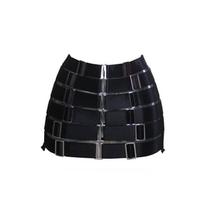 Image of MADE TO ORDER - Elastic bandage skirt in satin (Size XS-XL)