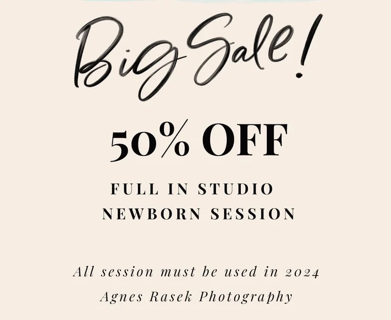 Image of 50% OFF NEWBORN SESSION IN 2025