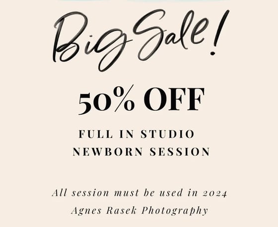 Image of 50% OFF NEWBORN SESSION IN 2025