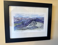 Image 2 of Catalooche Ski Area Watercolor & Pen