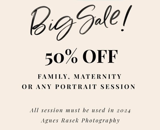 Image of 50% OFF FAMILY | MATERNITY OR PORTRAIT SESSION IN 2025