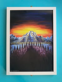 Image 2 of Mt Moran A3 print