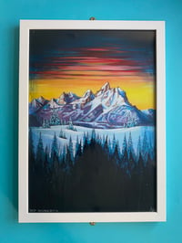 Image 2 of Tetons A3 print