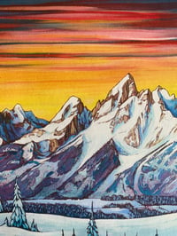 Image 3 of Tetons A3 print