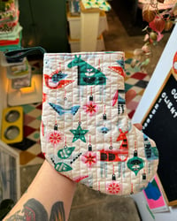 Image 2 of Handmade Quilted Mini Stocking #1