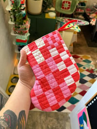 Image 1 of Handmade Quilted Mini Stocking #2