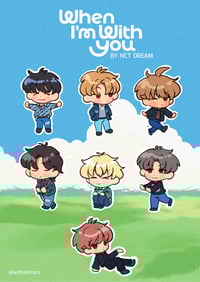 Image 2 of (LAST STOCK) NCT DREAM - 'When I'm with you' STICKER SHEET