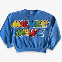 Image 7 of Mickey Mouse Crewneck (Upcycled)