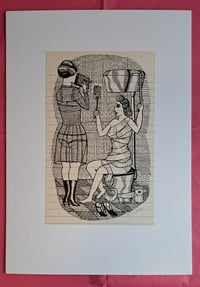 Image 3 of Original Drawing - QV3 - The Red Loo